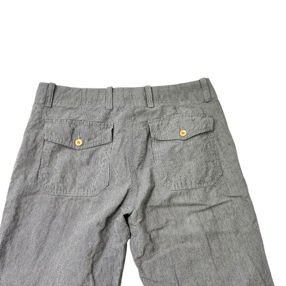 Banana Republic Linen Blend Stripe Relaxed Fit Straight Leg Pants size 30x30 - Picture 5 of 7